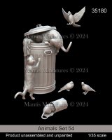 マンティス・ミニチュアズ[Man35180]1/35 動物セット54 市街地の動物