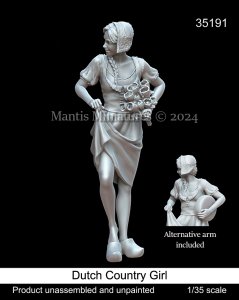 画像1: マンティス・ミニチュアズ[Man35191]1/35 WWI/WWII オランダの女性 (1)
