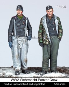 画像1: マンティス・ミニチュアズ[Man35194]1/35 WWII ドイツ 冬季の国防軍戦車兵セット(2体入) (1)