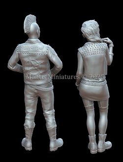 画像2: マンティス・ミニチュアズ[Man35198]1/35 現用 パンクの男女セット(2体入)