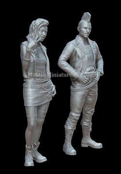 画像4: マンティス・ミニチュアズ[Man35198]1/35 現用 パンクの男女セット(2体入)