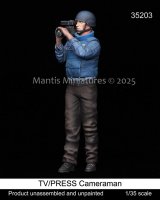 マンティス・ミニチュアズ[Man35203]1/35 現用 TV/報道カメラマン