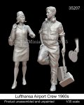 マンティス・ミニチュアズ[Man35207]1/35 現用 空港サービスクルーセット 1960年代(2体入)