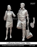 マンティス・ミニチュアズ[Man35207]1/35 現用 空港サービスクルーセット 1960年代(2体入)