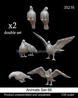 マンティス・ミニチュアズ[Man35216]1/35 動物セット66 ハト