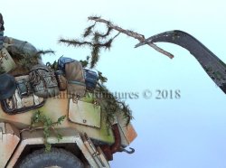 画像2: マンティス・ミニチュアズ[VC02]1/35 WWII ジオラマ用アクセサリー 広葉樹の枝 車両向けカモフラージュ用
