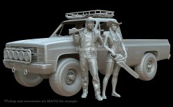 画像2: マンティス・ミニチュアズ[Man35210]1/35 現用 アメリカ レッドネックの労働者セット(2体入)