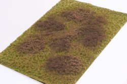 画像2: マルティン・ウエルベルク[WB-M012]マットタイプ(牧草地) 全高2mm~4.5mm 初冬 パウダー付き 21cmx30cm