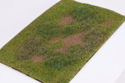画像2: マルティン・ウエルベルク[WB-M053]マットタイプ(草原) 全高2mm~12mm 晩夏 パウダー付き  21cmx30cm