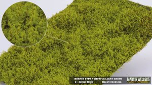 画像1: マルティン・ウエルベルク[WB-SFLG]茂みF 草むらタイプ 全高15mm ライトグリーン (1)