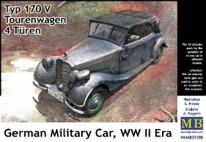 画像1: マスターボックス[MSB35100]1/35 独4輪軍用乗用車170V4ドアタイプ 1937-40 (1)