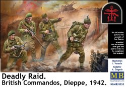 画像1: マスターボックス[MSB35252]1/35 「デッドリー・レイド」 イギリス軍コマンド部隊 ディエップ 1942年