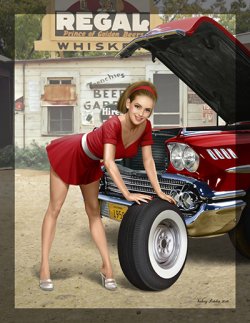 画像5: マスターボックス[MB24017]1/24 ピンナップシリーズ「ショートストップ」No.3