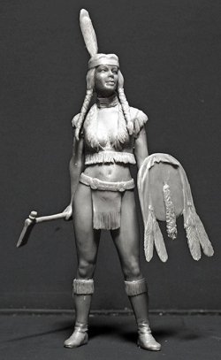 画像3: マスターボックス[MB24019]1/24 サンダースピリット・ウエスタン風インデアンガールスタイル