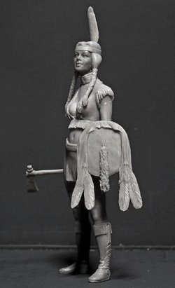 画像4: マスターボックス[MB24019]1/24 サンダースピリット・ウエスタン風インデアンガールスタイル