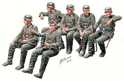 画像1: マスターボックス[MB35137]1/35 ドイツ陸軍 装甲擲弾兵6体入