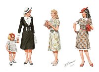 マスターボックス[MSB35148]1/35　欧州民間女性フィギア第二次大戦期