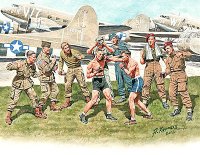 マスターボックス[MB35150]1/35　英米・空挺部隊-対抗拳闘大会試合シーン9体