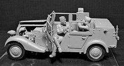 画像3: マスターボックス[MB35151]1/35 独通信兵4体&乗馬+小型無線通信車