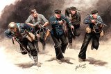 マスターボックス[MSB35153]1/35　露・ソ連陸戦隊5体攻撃シーン1941-42