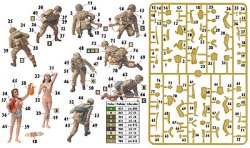 画像2: マスターボックス[MSB35157] 1/35 米軍とドイツ降下兵と沐浴中女性２体付