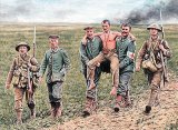マスターボックス[MB35158]英独・両兵士６体-負傷兵搬送-英独兵各３体ソンム戦1916WW-I