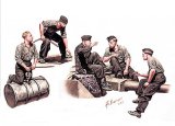 マスターボックス[MSB35160] 1/35 独・戦車兵・補給と休息5体・夏季スタイル