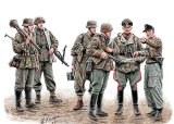 マスターボックス[MB35162]1/35 独・戦闘兵士６体1945-迷彩スモックスタイル上級将校+戦車兵他