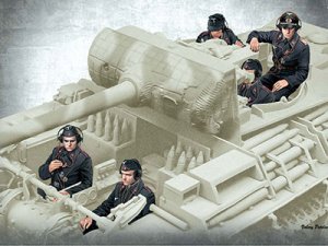 画像1: マスターボックス[MB35201]1/35 ドイツ戦車兵1944-1945 (1)