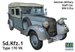 画像1: マスターボックス[MB3530]1/35　独・4輪軍用乗用車170VK・kfz.1スタッフカー