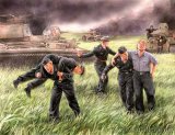 マスターボックス[MSB3536] 1/35 ドイツ戦車兵5体1943年クルスク戦線離脱