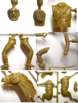 画像4: マスターボックス[MB3550]1/35　南北戦争・北軍騎兵隊・騎兵3体+馬3頭1860年代