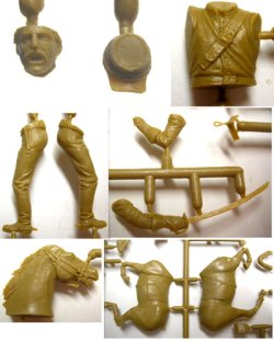 画像5: マスターボックス[MB3550]1/35　南北戦争・北軍騎兵隊・騎兵3体+馬3頭1860年代