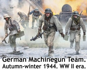 画像1: マスターボックス[MSB35220]1/35 WW.II ドイツ軍 機関銃チーム  1944年秋〜冬 (1)