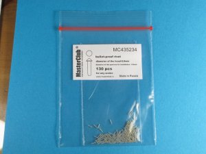 画像1: Master Club[MC435234]尖頭丸リベット 0.8mm 取付軸径0.6mm 130ケ入り (1)