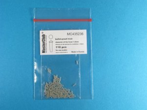 画像1: Master Club[MC435236]尖頭丸リベット 1.0mm 取付軸径0.8mm 110ケ入り (1)