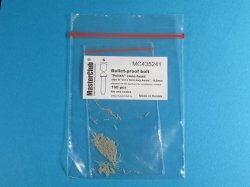 画像1: Master Club[MC435241]尖頭丸リベット ポーランド型 0.5mm 取付軸径0.4mm 160ケ入り