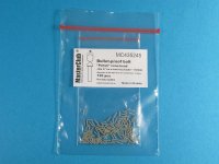 Master Club[MC435245]尖頭丸リベット ポーランド型 0.9mm 取付軸径0.6mm 120ケ入り