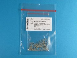 画像1: Master Club[MC435245]尖頭丸リベット ポーランド型 0.9mm 取付軸径0.6mm 120ケ入り