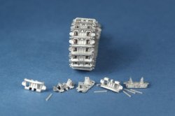 画像2: Master Club[MTL-35060]ヘッツアー 後期型 連結可動履帯(金属製)
