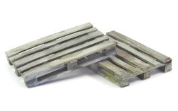 画像4: マソモデル[MH35007]木製パレットセット(2個)