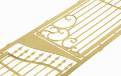 画像3: マソモデル[MH35016]鉄柵セットA 門扉