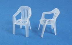 画像3: マソモデル[MH35045]現用 プラスチック製 ガーデンチェア