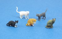 マソモデル[MH35047] 1/35 ネコ(5点)(3Dプリント)【メーカー絶版】
