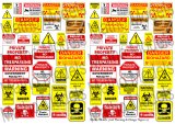 マソモデル[MH35116]1/35 ジオラマアクセサリー 警告サイン&注意喚起ポスターセット