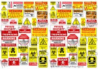 マソモデル[MH35116]1/35 ジオラマアクセサリー 警告サイン&注意喚起ポスターセット