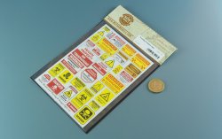 画像2: マソモデル[MH35116]1/35 ジオラマアクセサリー 警告サイン&注意喚起ポスターセット