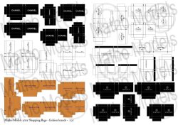 画像5: マソモデル[MH35115]1/35 ジオラマアクセサリー 紙製ショッピングバッグ