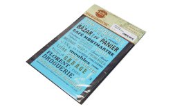 画像7: マソモデル[MH35117]1/35 ジオラマアクセサリー 古典的なフランス語商業サインデカールセット