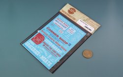 画像4: マソモデル[MH35119]1/35 ジオラマアクセサリー 各種店頭用看板デカール Aセット